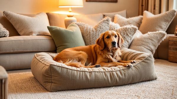 Les meilleurs coussins pour chiens : assurez leur confort