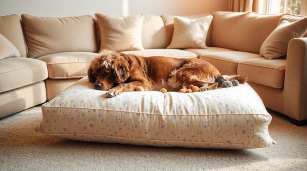 Les meilleurs coussins pour chiens : assurez leur confort